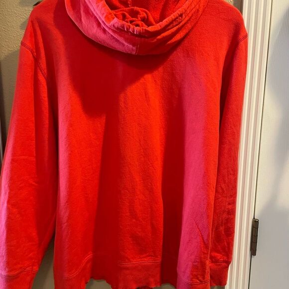 Old Navy Est 1994 Red Vintage Side Zip Up Hooded Sweatshirt XXL - Picture 10 of 12